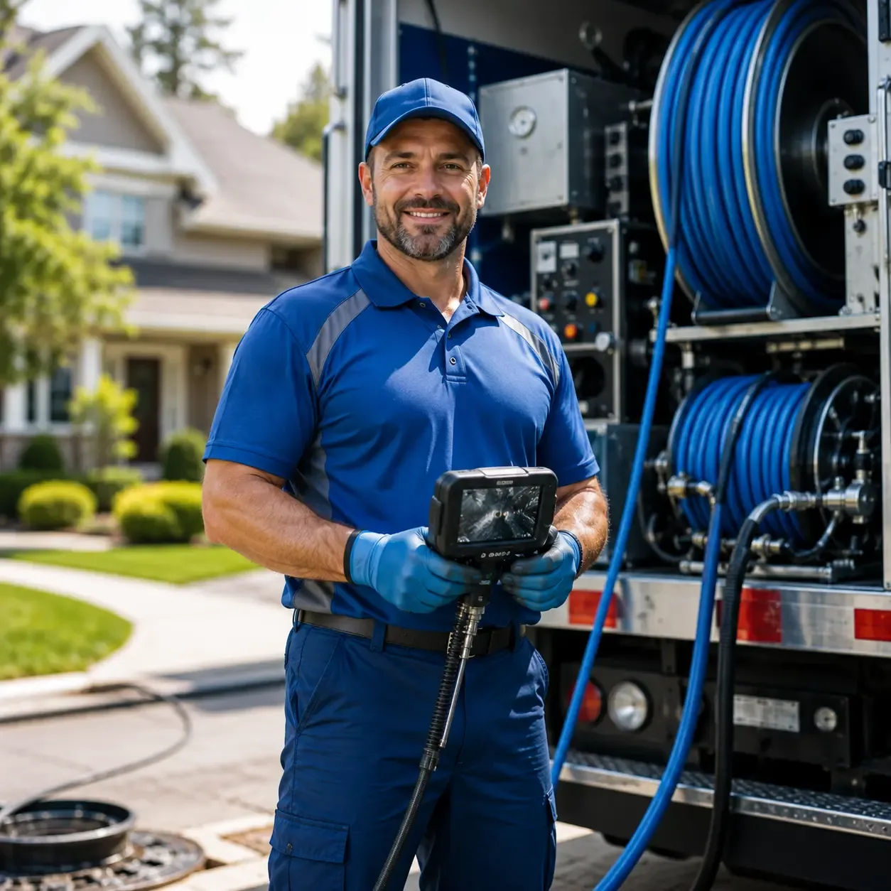 Local outdoor drain cleaning specialists in East Templeton, MA